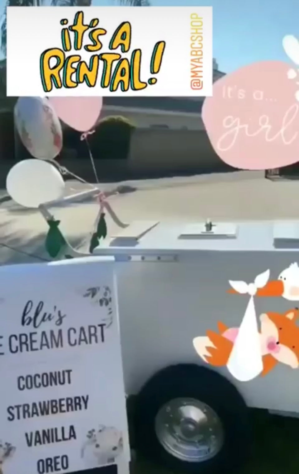 Ice Cream Cart Rental