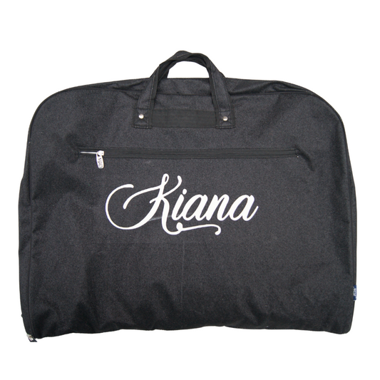 Personalized Glitter Garment Bag