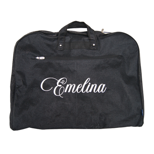Personalized Glitter Garment Bag